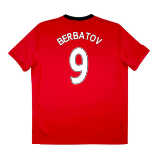 Manchester United 2009-10 Home Shirt (Excellent) (Berbatov 9)_1