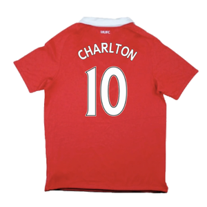 Manchester United 2010-11 Home Shirt (Very Good) (Charlton 10)_1