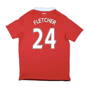 Manchester United 2010-11 Home Shirt (S) (Good) (Fletcher 24)_1