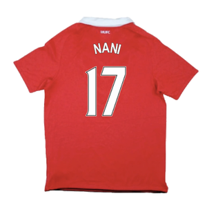 Manchester United 2010-11 Home Shirt (S) (Good) (Nani 17)_1