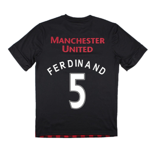 Manchester United 2010-2011 Training Shirt (M) (Ferdinand 5) (Excellent)_1