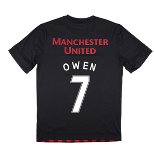 Manchester United 2010-2011 Training Shirt (M) (Owen 7) (Excellent)_1