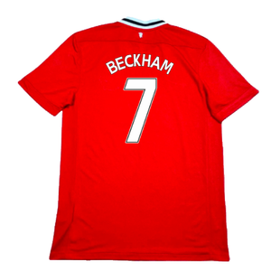 Manchester United 2011-12 Home Shirt (Excellent) (BECKHAM 7)_1