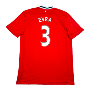 Manchester United 2011-12 Home Shirt (L) (Excellent) (Evra 3)_1