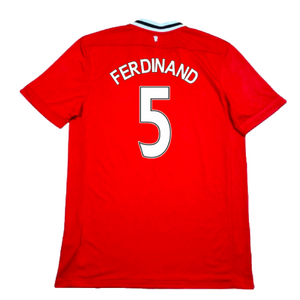 Manchester United 2011-12 Home Shirt (L) (Excellent) (Ferdinand 5)_1