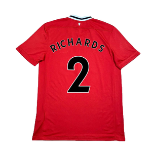 Manchester United 2011-12 Home Shirt (XL) (Richards 2) (Excellent)_1