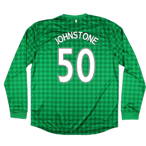 Manchester United 2012-2013 Home GK Shirt (L) (Very Good) (Johnstone 50)_1