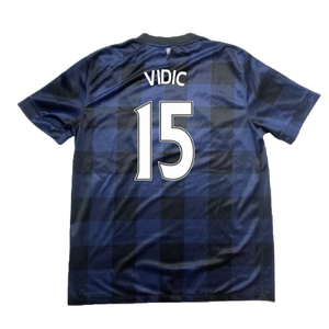 Manchester United 2013-14 Away Shirt (Excellent) (Vidic 15)_1