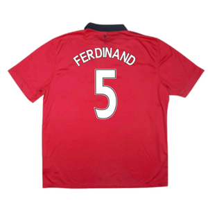 Manchester United 2013-14 Home Shirt (Good) (Ferdinand 5)_1