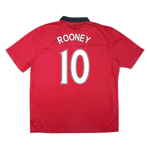 Manchester United 2013-14 Home Shirt (Very Good) (Rooney 10)_1