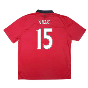 Manchester United 2013-14 Home (Excellent) (Vidic 15)_1