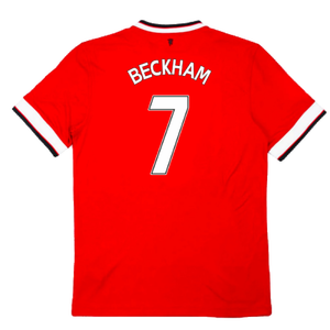 Manchester United 2014-15 Home Shirt (Mint) (Beckham 7)_1