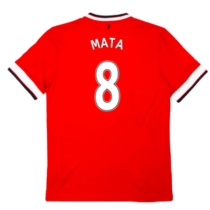 Manchester United 2014-15 Home Shirt (Very Good) (Mata 8)_1