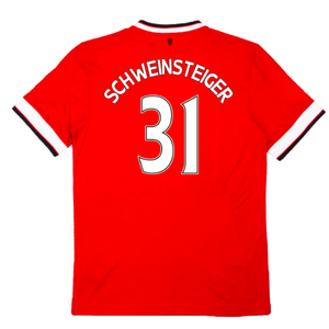 Manchester United 2014-15 Home Shirt (Excellent) (Schweinsteiger 31)_1