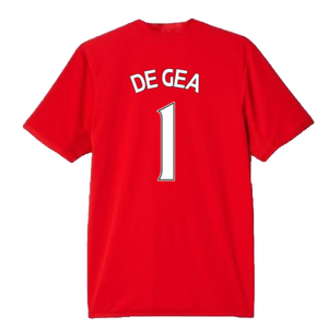 Manchester United 2015-16 Home Shirt (S) (De Gea 1) (Very Good)_1