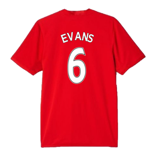 Manchester United 2015-16 Home Shirt (L) (Excellent) (Evans 6)_1