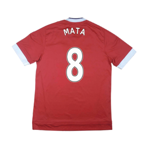 Manchester United 2015-16 Home Shirt ((Excellent) XXL) (Mata 8)_2