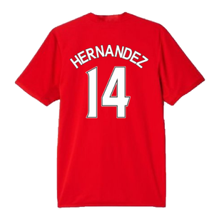 Manchester United 2015-16 Home Shirt (M) (Excellent) (Hernandez 14)_1