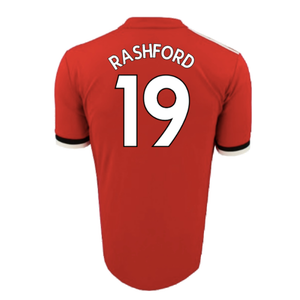 Manchester United 2017-18 Home Shirt (XL) (Excellent) (Rashford 19)_1