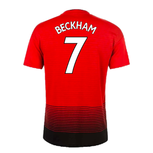 Manchester United 2018-19 Home Shirt (L) (Good) (Beckham 7)_1