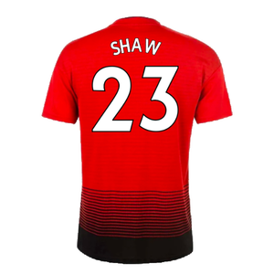 Manchester United 2018-19 Home Shirt (M) (Excellent) (Shaw 23)_1