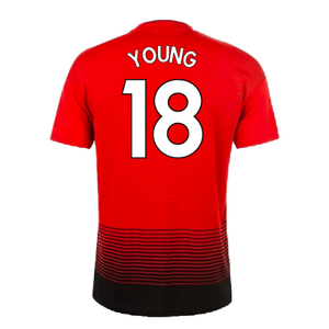 Manchester United 2018-19 Home Shirt (Excellent) (Young 18)_1