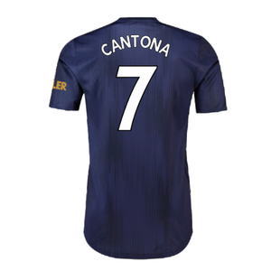 Manchester United 2018-19 Third Shirt (S) (Excellent) (Cantona 7)_1