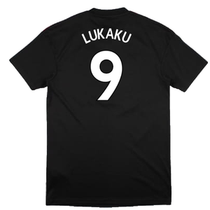 Manchester United 2018-2019 Adidas Training Shirt (S) (Mint) (Lukaku 9)_1