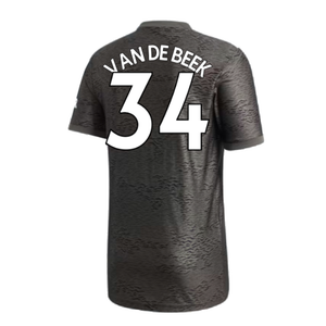 Manchester United 2020-21 Away Shirt (7-8y) (Mint) (VAN DE BEEK 34)_1