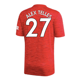 Manchester United 2020-21 Home Shirt (L) (Excellent) (Alex Telles 27)_1