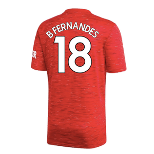 Manchester United 2020-21 Home Shirt (15-16Y) (Excellent) (B FERNANDES 18)_1