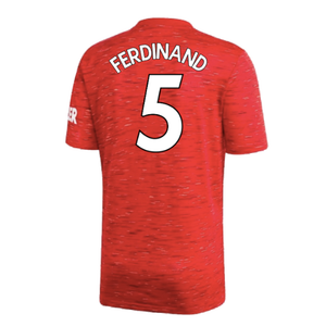 Manchester United 2020-21 Home Shirt (L) (Excellent) (FERDINAND 5)_1