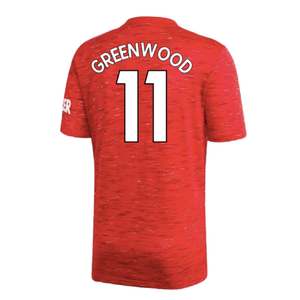 Manchester United 2020-21 Home Shirt (Excellent) (GREENWOOD 11)_1