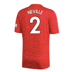 Manchester United 2020-21 Home Shirt (L) (Excellent) (NEVILLE 2)_1