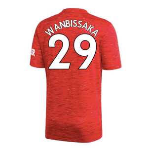 Manchester United 2020-21 Home Shirt (L) (Excellent) (WAN-BISSAKA 29)_1