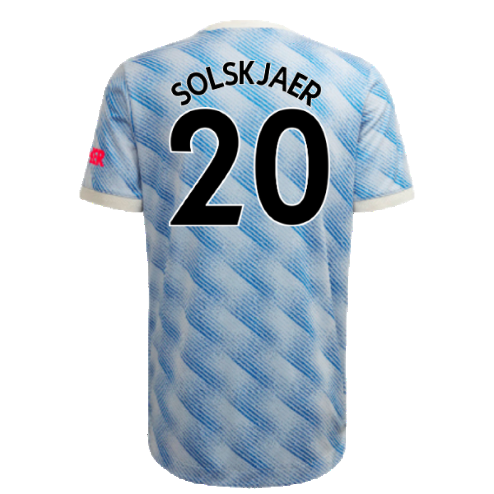 Manchester United 2021-22 Away Shirt (L) (Excellent) (SOLSKJAER 20)_1