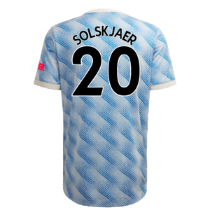 Manchester United 2021-22 Away Shirt (L) (Excellent) (SOLSKJAER 20)_1