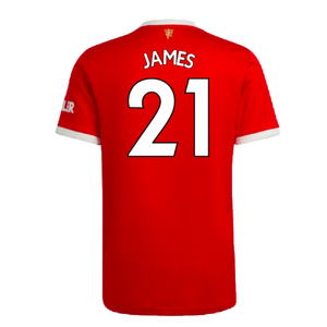 Manchester United 2021-22 Home Shirt (XL) (Good) (JAMES 21)_1