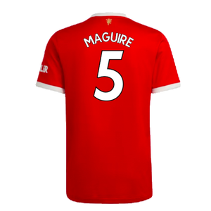 Manchester United 2021-22 Home Shirt (XL) (Good) (MAGUIRE 5)_1