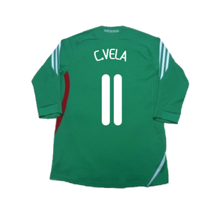 Mexico 2008-2009 Home Shirt (M) (Excellent) (C.Vela 11)_1