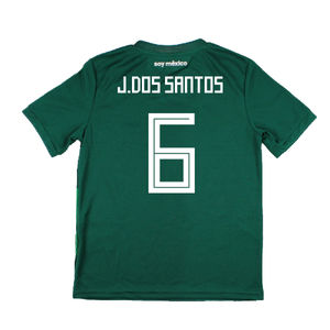 Mexico 2018-19 Home Shirt (Mint) (J.Dos Santos 6)_1