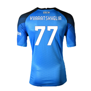 Napoli 2022-23 Home Shirt (XL) (Excellent) (Kvaratskhelia 77)_1