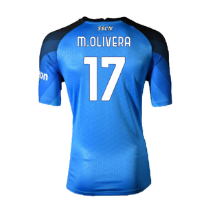 Napoli 2022-23 Home Shirt (XXL) (Excellent) (M.Olivera 17)_1