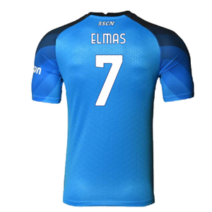 Napoli 2022-23 Player Issue Home Shirt (XL) (Fair) (Elmas 7)_1