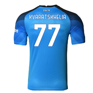 Napoli 2022-23 Player Issue Home Shirt (XXL) (Excellent) (Kvaratskhelia 77)_1