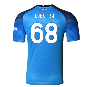 Napoli 2022-23 Player Issue Home Shirt (L) (Very Good) (Lobotka 68)_1