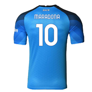 Napoli 2022-23 Player Issue Home Shirt (L) (Very Good) (Maradona 10)_1