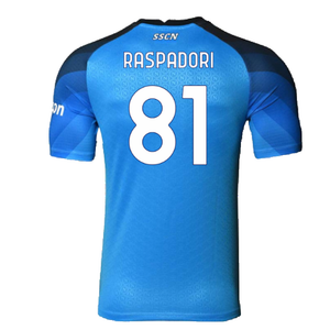 Napoli 2022-23 Player Issue Home Shirt (S) (Very Good) (Raspadori 81)_1