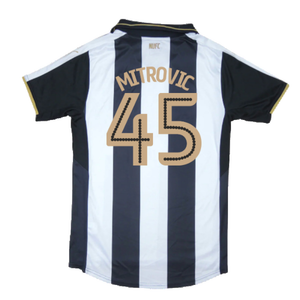 Newcastle United 2016-17 Sponsorless Home Shirt (M) (Excellent) (Mitrovic 45)_1