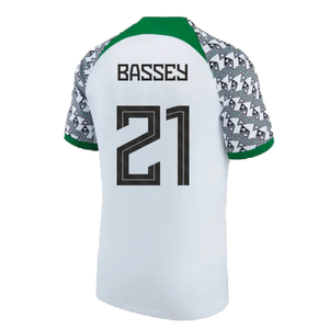 Nigeria 2021-2023 Away Shirt (S) (Excellent) (Bassey 21)_1